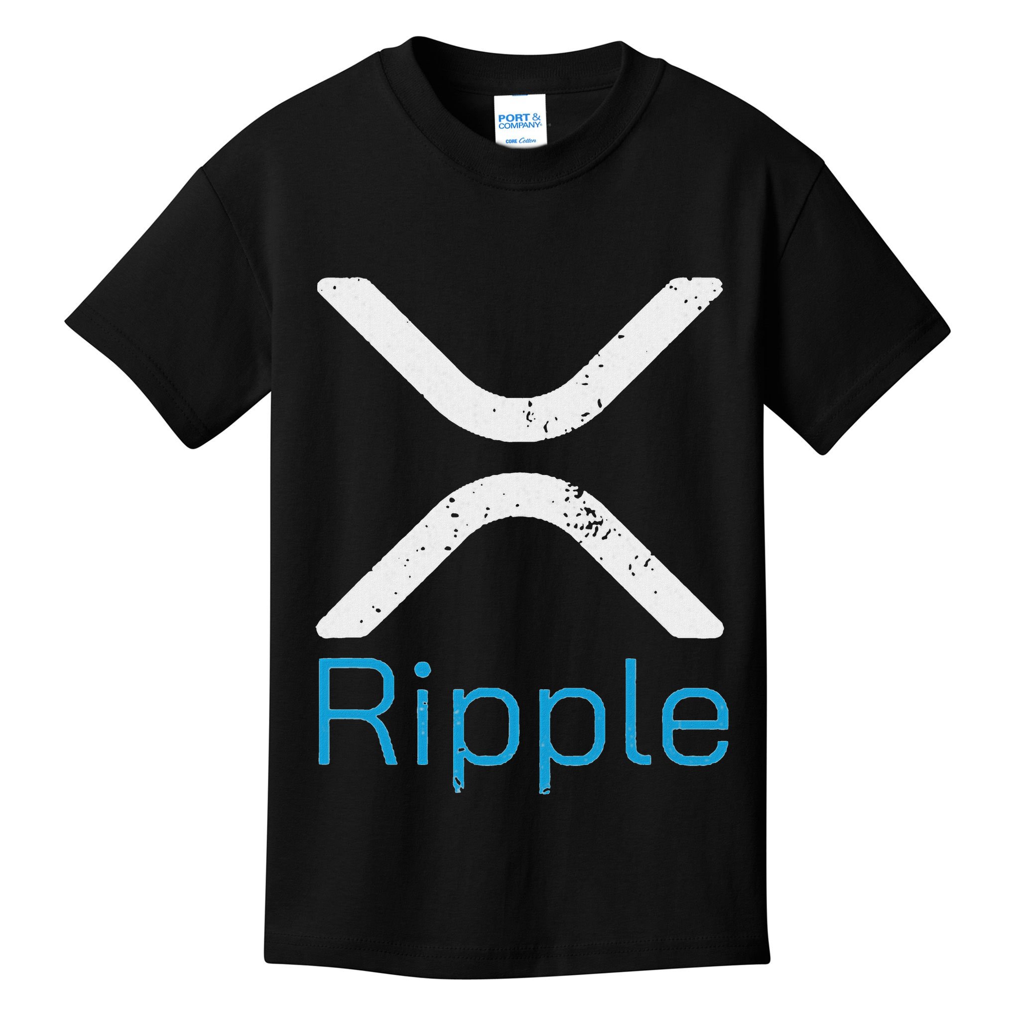 Ripple Xrp Logo Vintage Ripple Hodler Kids T-Shirt
