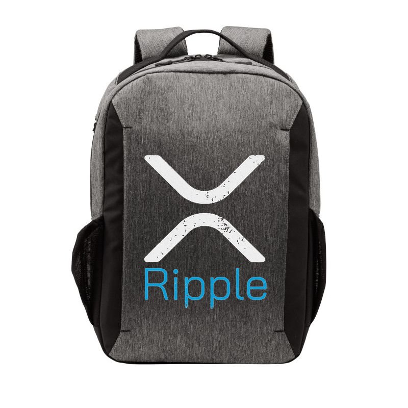 Ripple Xrp Logo Vintage Ripple Hodler Vector Backpack