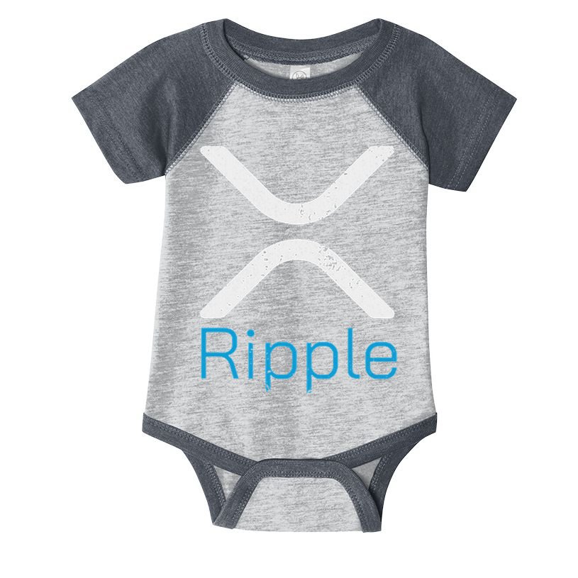 Ripple Xrp Logo Vintage Ripple Hodler Infant Baby Jersey Bodysuit