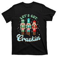 Retro Xmas Lets Get Crackin Nutcracker Christmas T-Shirt