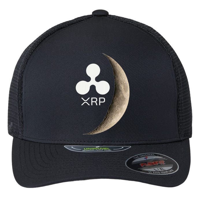 Ripple Xrp Moon Proud Ripple Hodler Flexfit Unipanel Trucker Cap