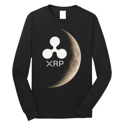 Ripple Xrp Moon Proud Ripple Hodler Long Sleeve Shirt