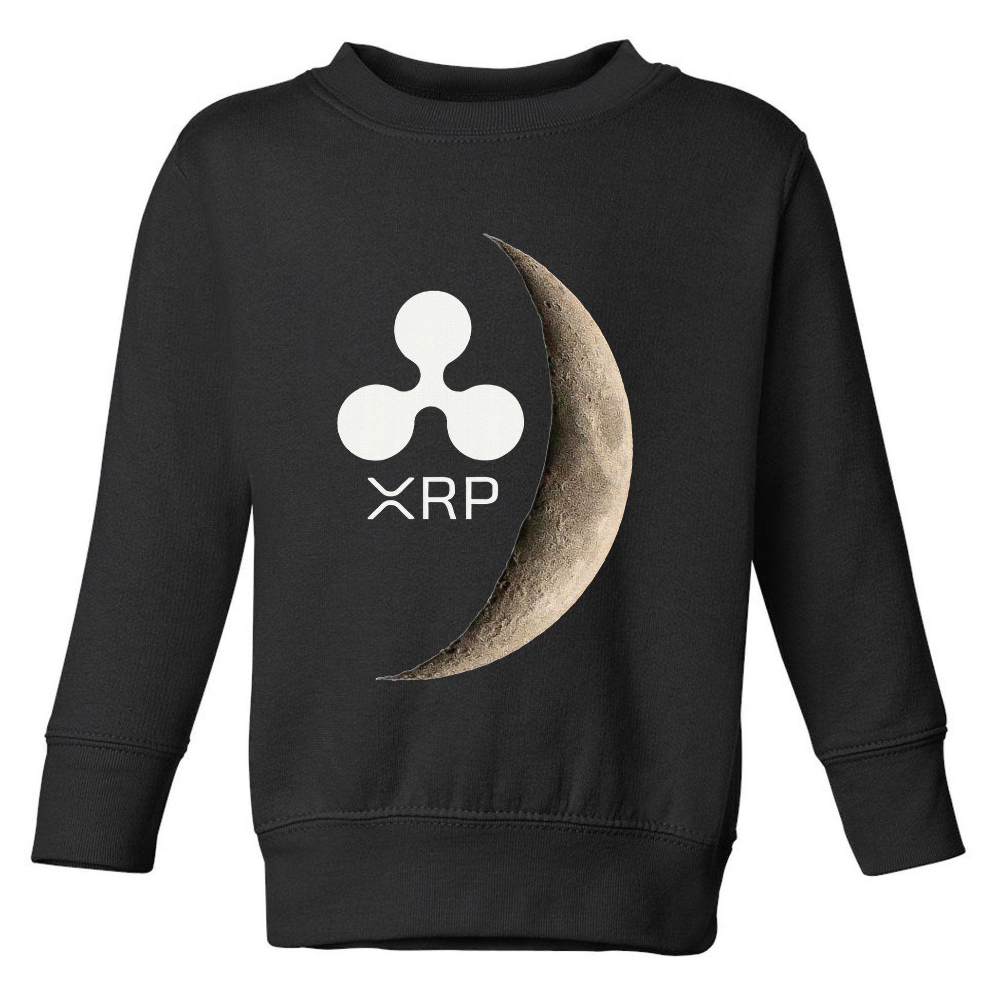 Ripple Xrp Moon Proud Ripple Hodler Toddler Sweatshirt