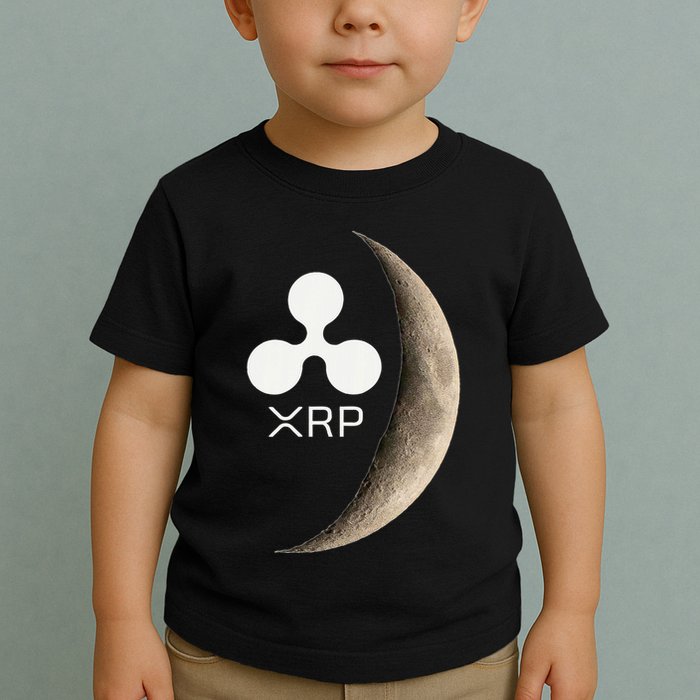 Ripple Xrp Moon Proud Ripple Hodler Toddler T-Shirt