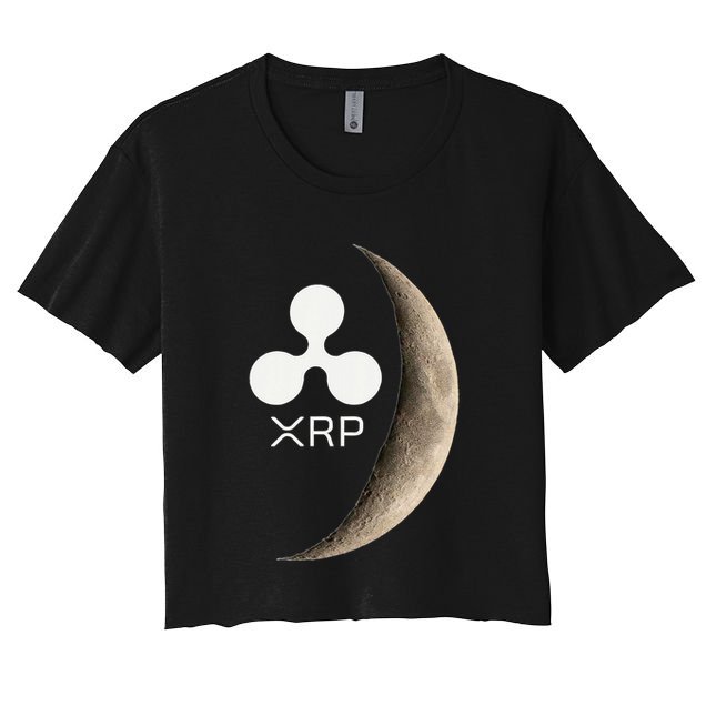 Ripple Xrp Moon Proud Ripple Hodler Crop Top