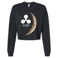 Ripple Xrp Moon Proud Ripple Hodler Cropped Pullover Crew