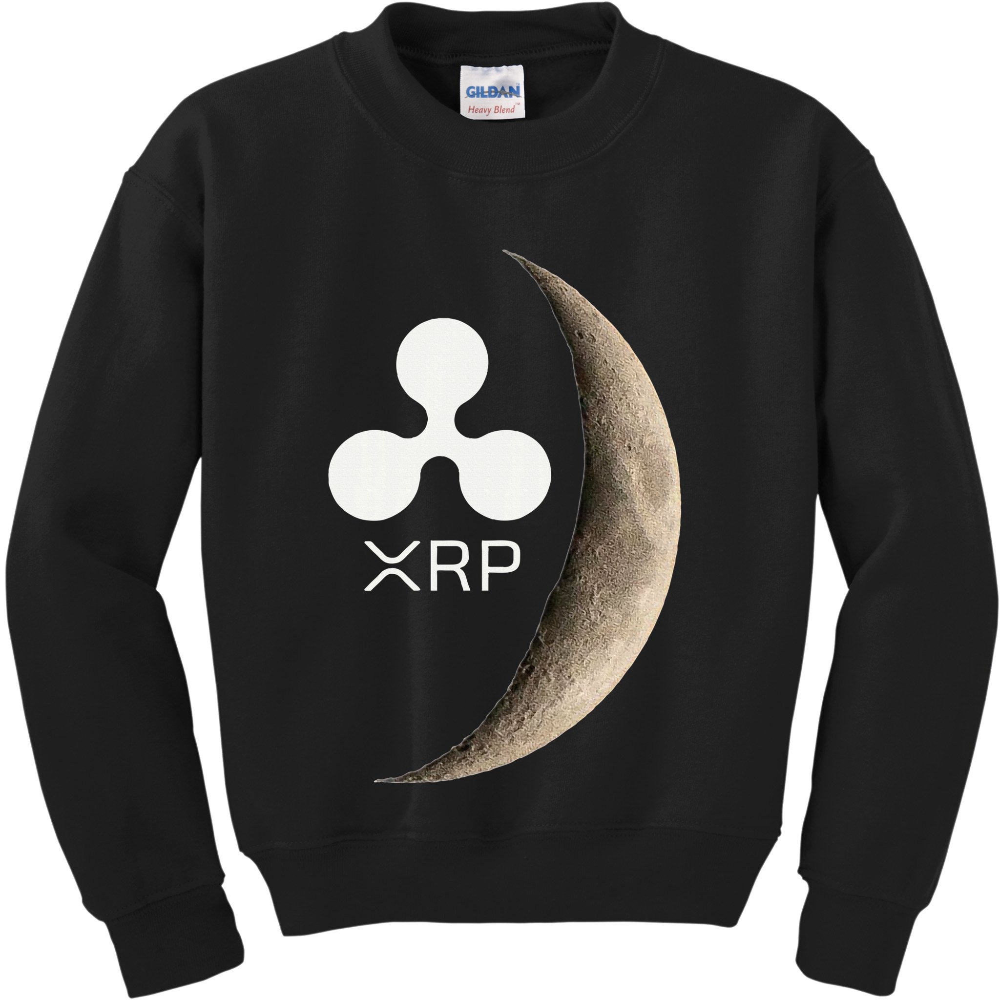 Ripple Xrp Moon Proud Ripple Hodler Kids Sweatshirt