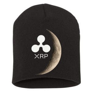 Ripple Xrp Moon Proud Ripple Hodler Short Acrylic Beanie