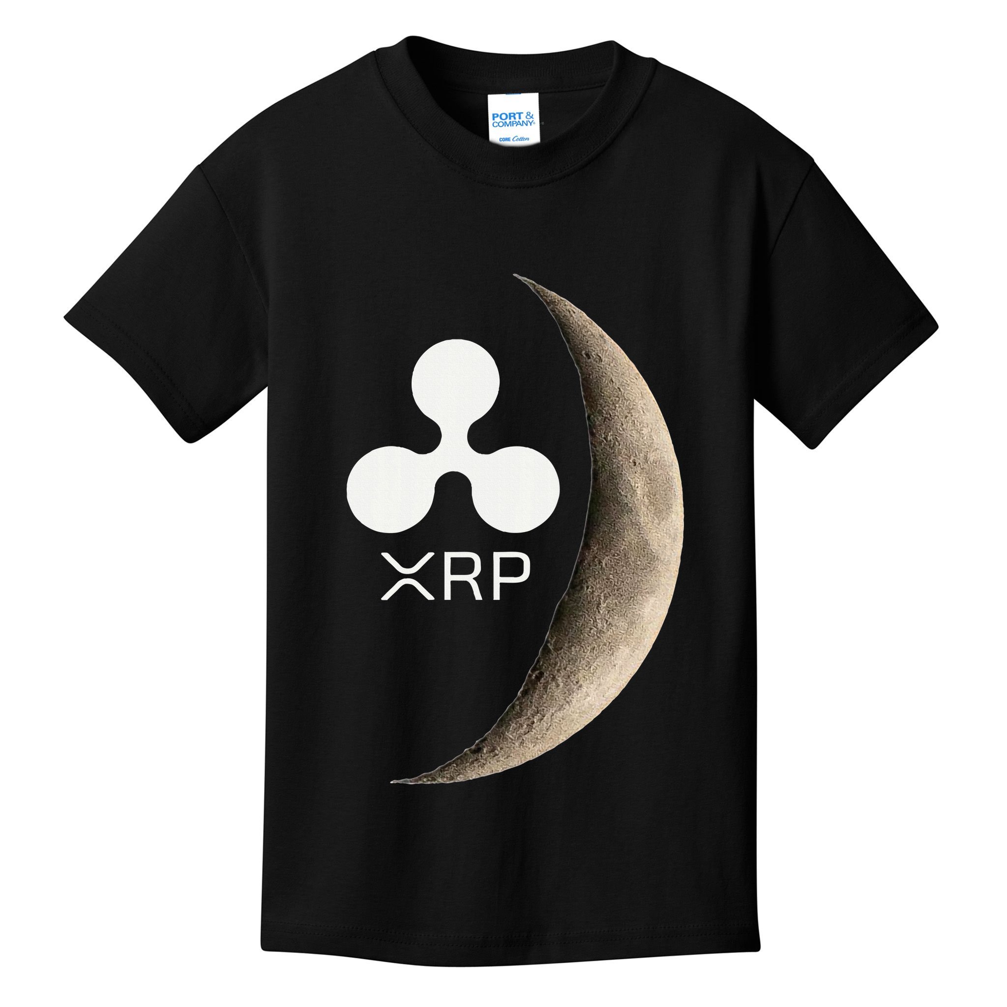 Ripple Xrp Moon Proud Ripple Hodler Kids T-Shirt
