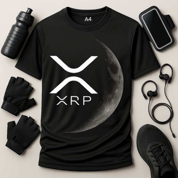 Ripple Xrp Moon Performance Shirt