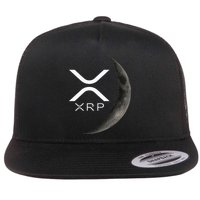 Ripple Xrp Moon Flat Bill Trucker Hat