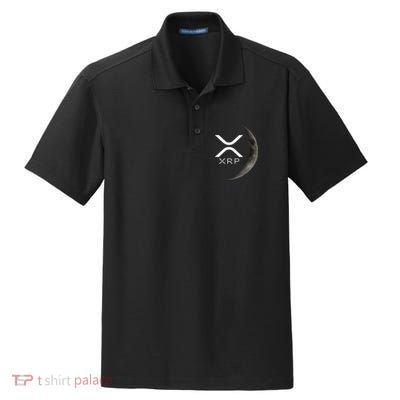 Ripple Xrp Moon Dry Zone Grid Polo