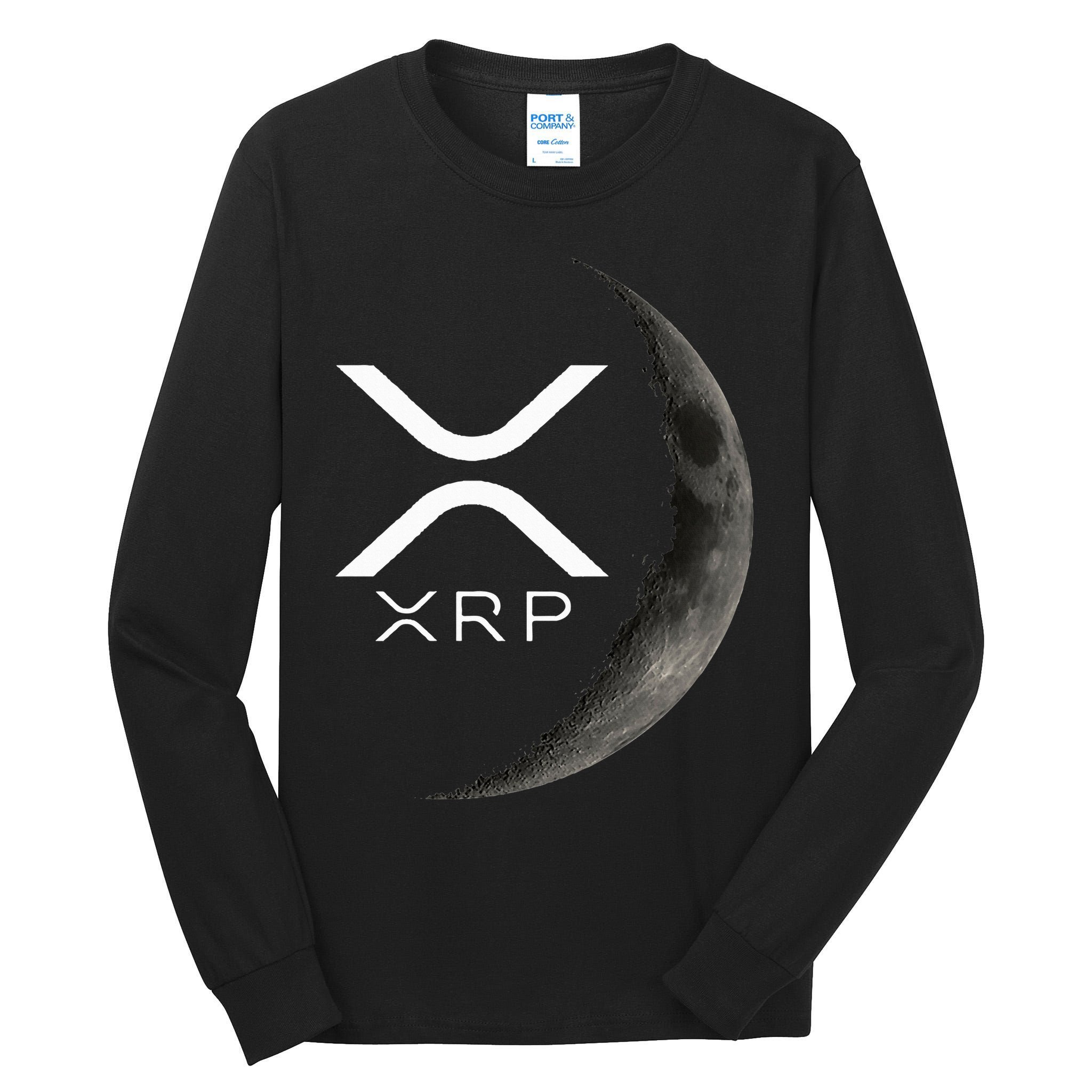 Ripple Xrp Moon Tall Long Sleeve T-Shirt