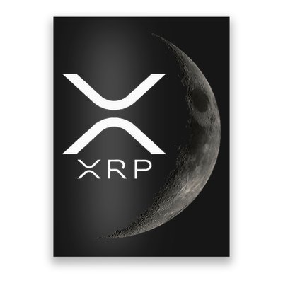 Ripple Xrp Moon Poster