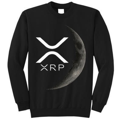 Ripple Xrp Moon Tall Sweatshirt