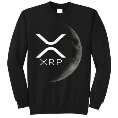 Ripple Xrp Moon Tall Sweatshirt