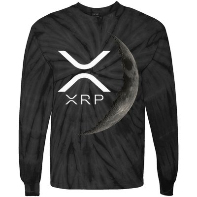 Ripple Xrp Moon Tie-Dye Long Sleeve Shirt
