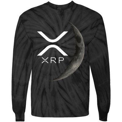 Ripple Xrp Moon Tie-Dye Long Sleeve Shirt