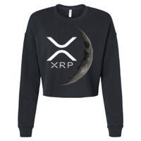 Ripple Xrp Moon Cropped Pullover Crew