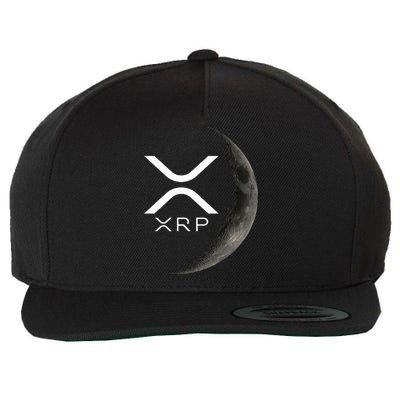 Ripple Xrp Moon Wool Snapback Cap