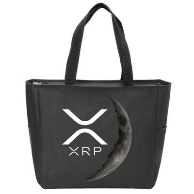 Ripple Xrp Moon Zip Tote Bag