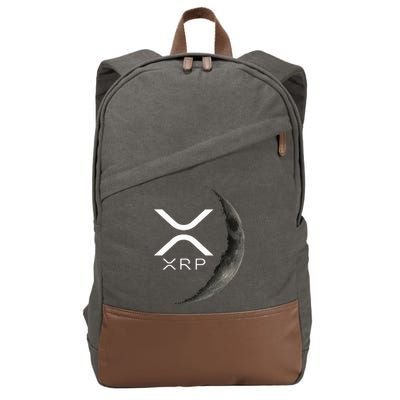 Ripple Xrp Moon Cotton Canvas Backpack