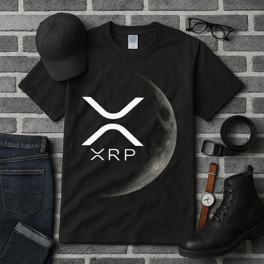 Ripple Xrp Moon Tall T-Shirt