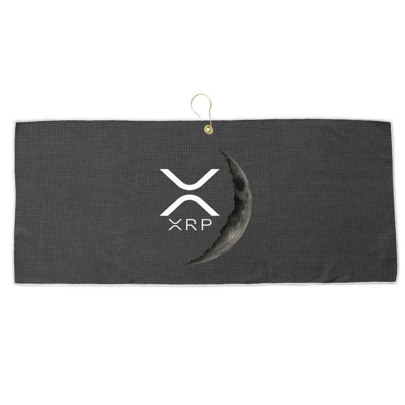 Ripple Xrp Moon Large Microfiber Waffle Golf Towel