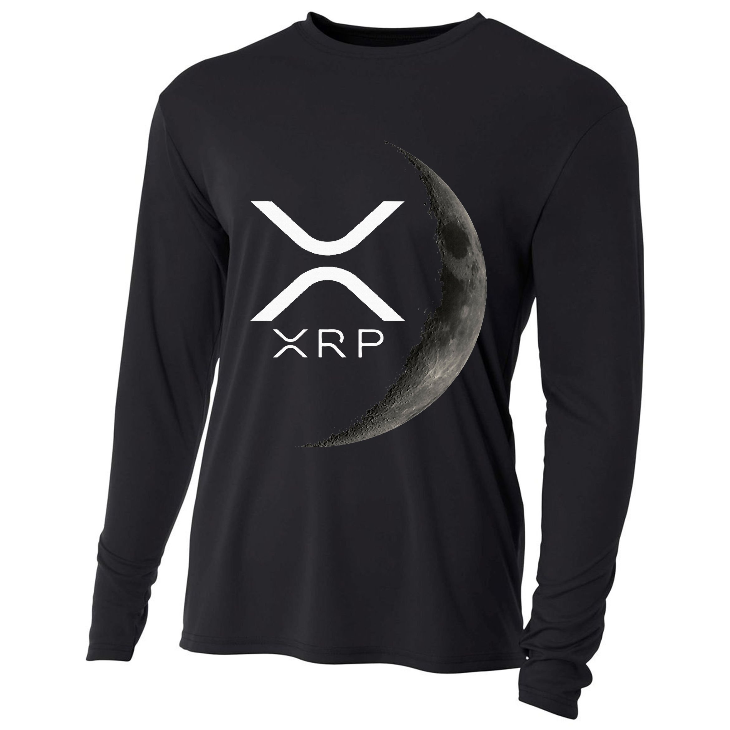 Ripple Xrp Moon Cooling Performance Long Sleeve Crew