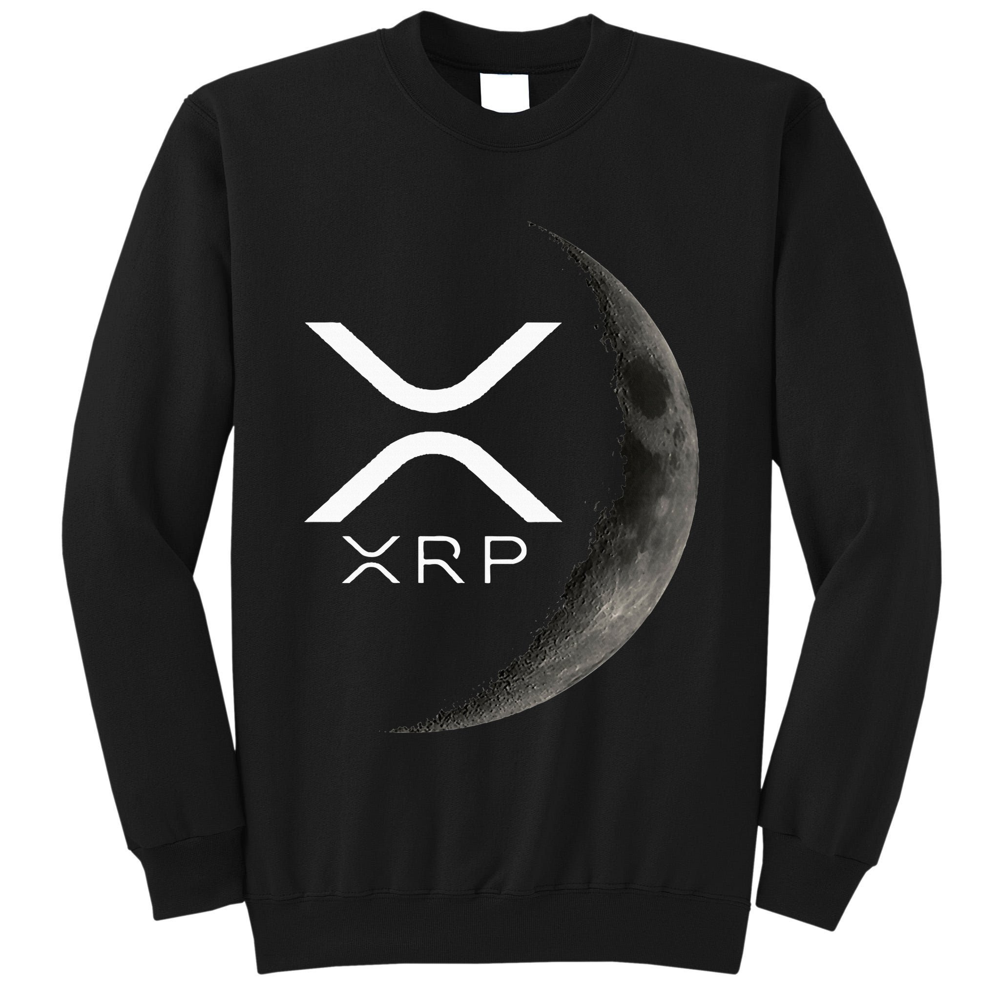 Ripple Xrp Moon Tall Sweatshirt