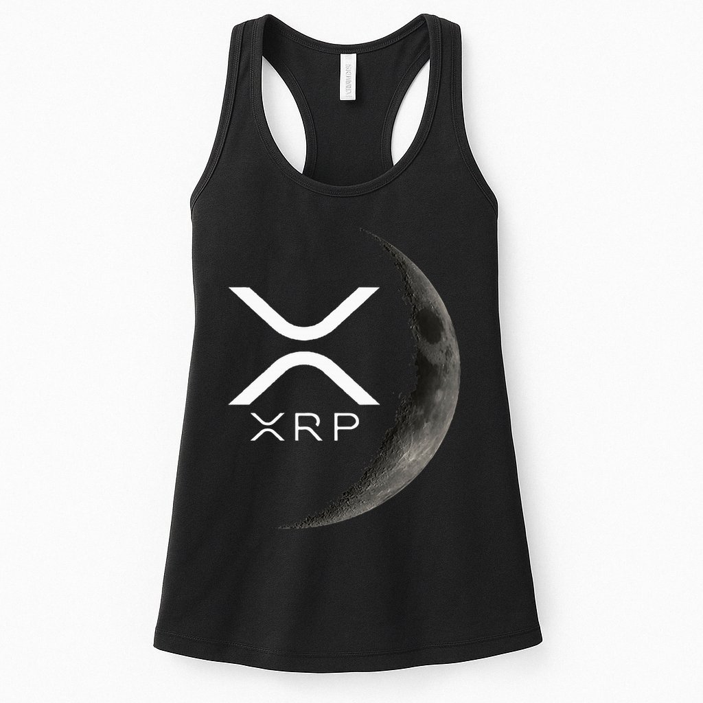 Ripple Xrp Moon Womens Tank Top