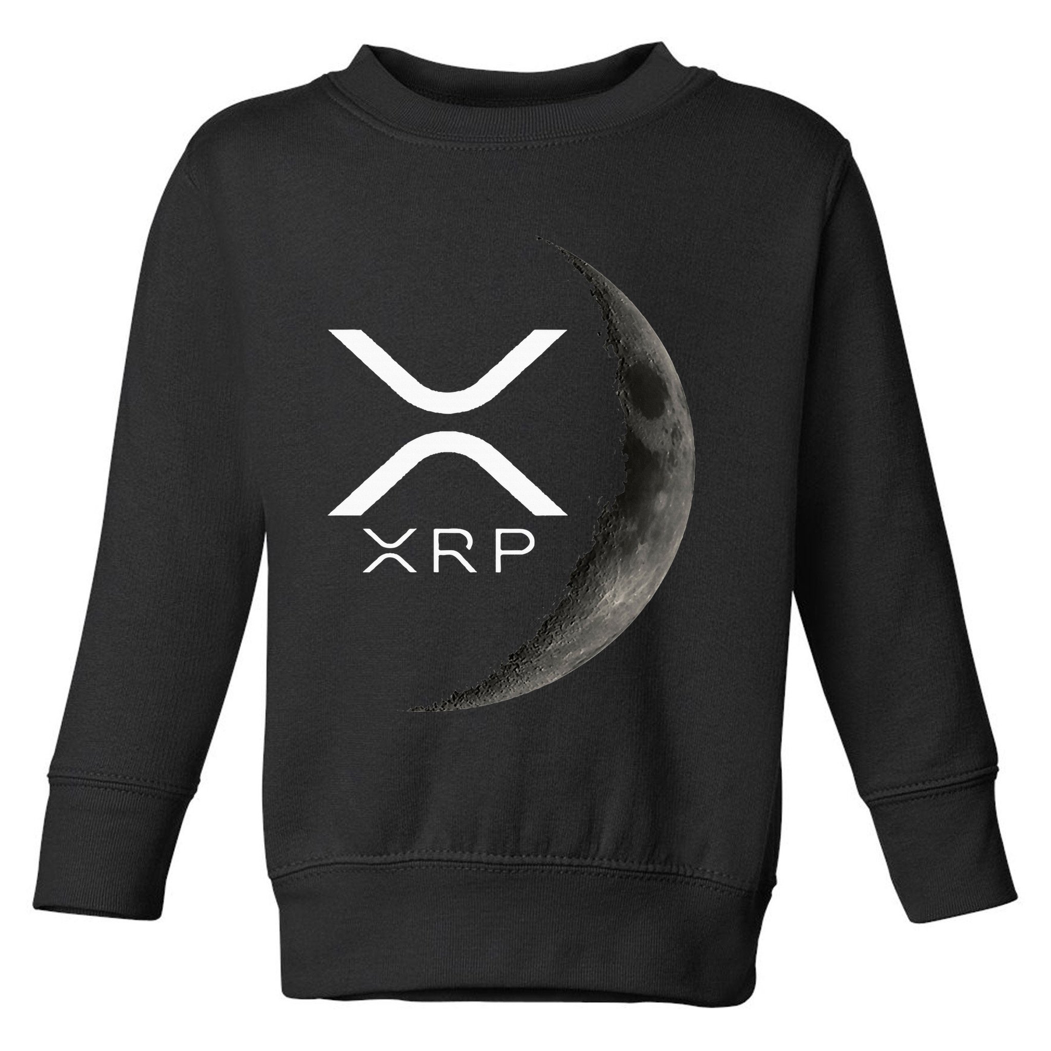 Ripple Xrp Moon Toddler Sweatshirt