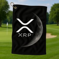 Ripple Xrp Moon Golf Towel