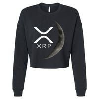 Ripple Xrp Moon Cropped Pullover Crew
