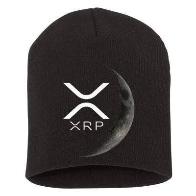 Ripple Xrp Moon Short Acrylic Beanie