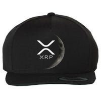 Ripple Xrp Moon Wool Snapback Cap