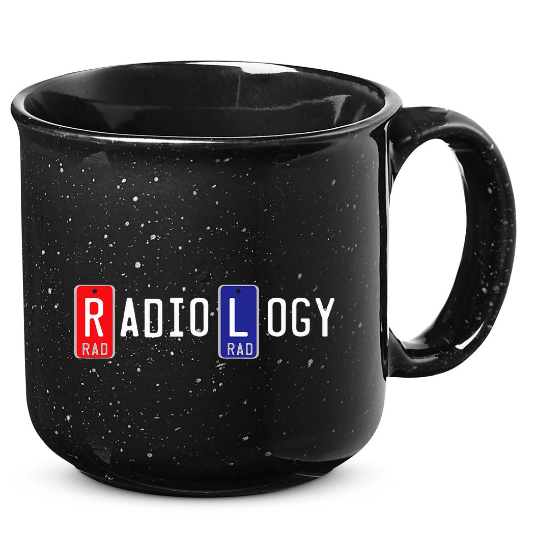 Radiology X Ray Marker  Right Left Lead Marker 15oz Campfire Ceramic Mug