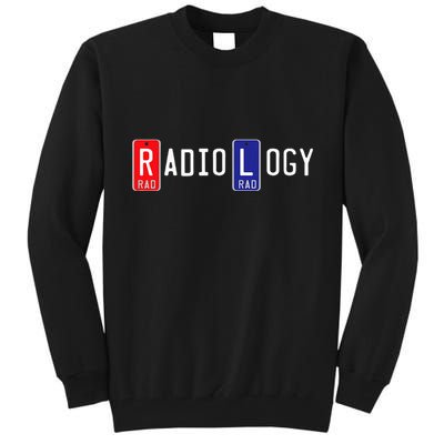 Radiology X Ray Marker  Right Left Lead Marker Tall Sweatshirt