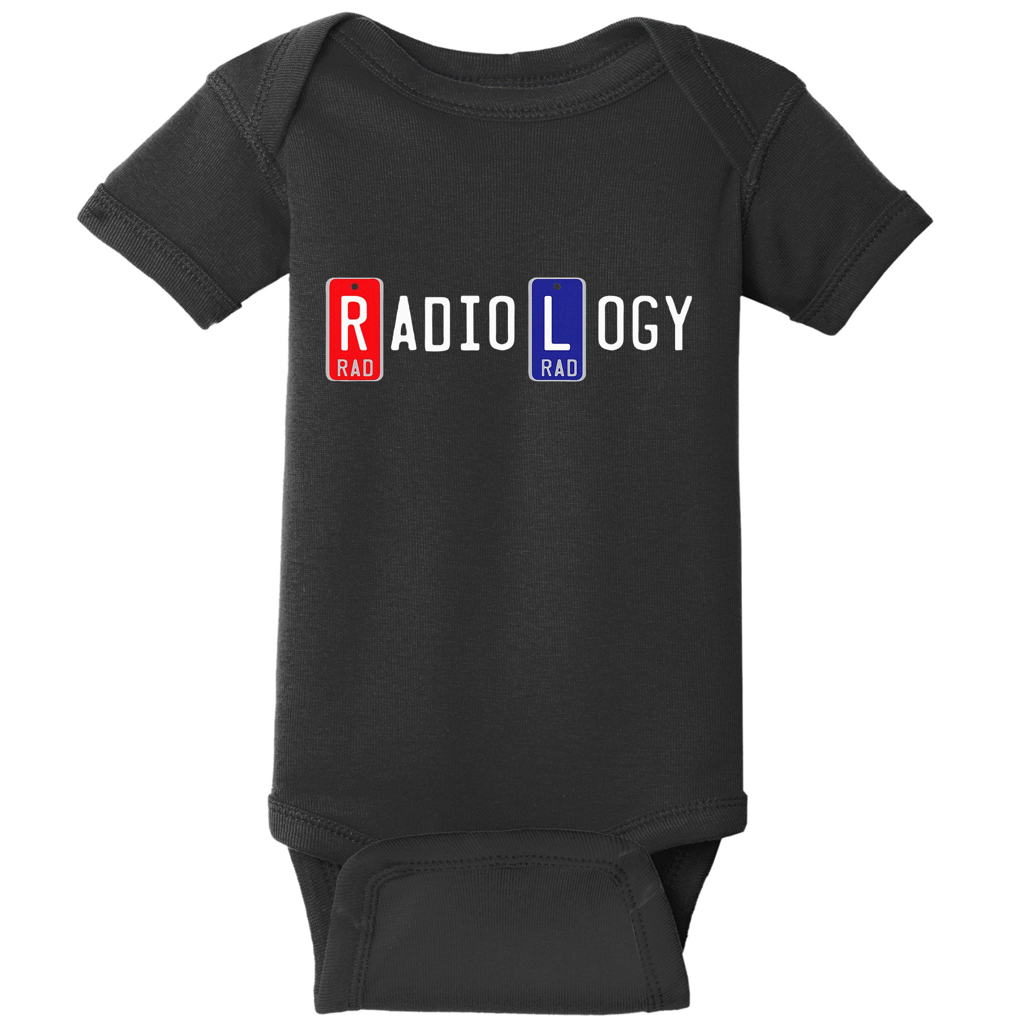 Radiology X Ray Marker  Right Left Lead Marker Baby Bodysuit