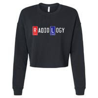 Radiology X Ray Marker  Right Left Lead Marker Cropped Pullover Crew