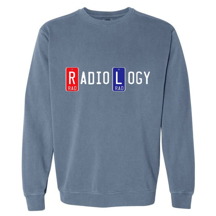 Radiology X Ray Marker  Right Left Lead Marker Garment-Dyed Sweatshirt