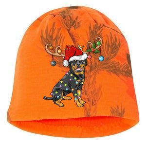 Rottweiler Xmas Santa's Reindeer Rottweiler Christmas Meaningful Gift Kati - Camo Knit Beanie