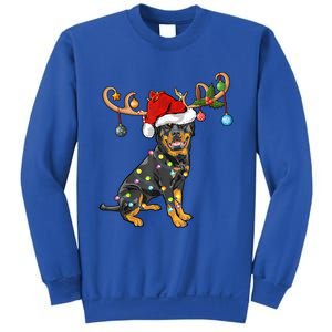 Rottweiler Xmas Santa's Reindeer Rottweiler Christmas Meaningful Gift Sweatshirt