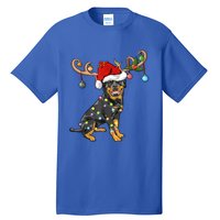 Rottweiler Xmas Santa's Reindeer Rottweiler Christmas Meaningful Gift Tall T-Shirt