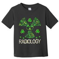 Radiology Xray Tech Shamrock St Patrick Day Radiologist Toddler T-Shirt