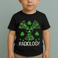 Radiology Xray Tech Shamrock St Patrick Day Radiologist Toddler T-Shirt