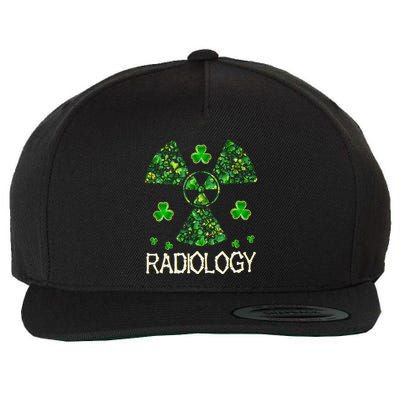 Radiology Xray Tech Shamrock St Patrick Day Radiologist Gift Wool Snapback Cap