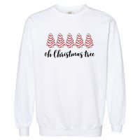 Retro Xmas Tree Cakes Garment-Dyed Sweatshirt