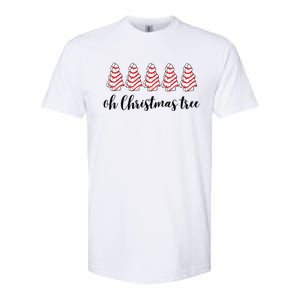 Retro Xmas Tree Cakes Softstyle CVC T-Shirt