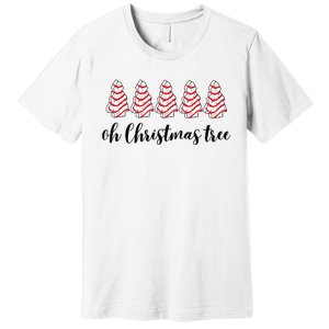 Retro Xmas Tree Cakes Premium T-Shirt